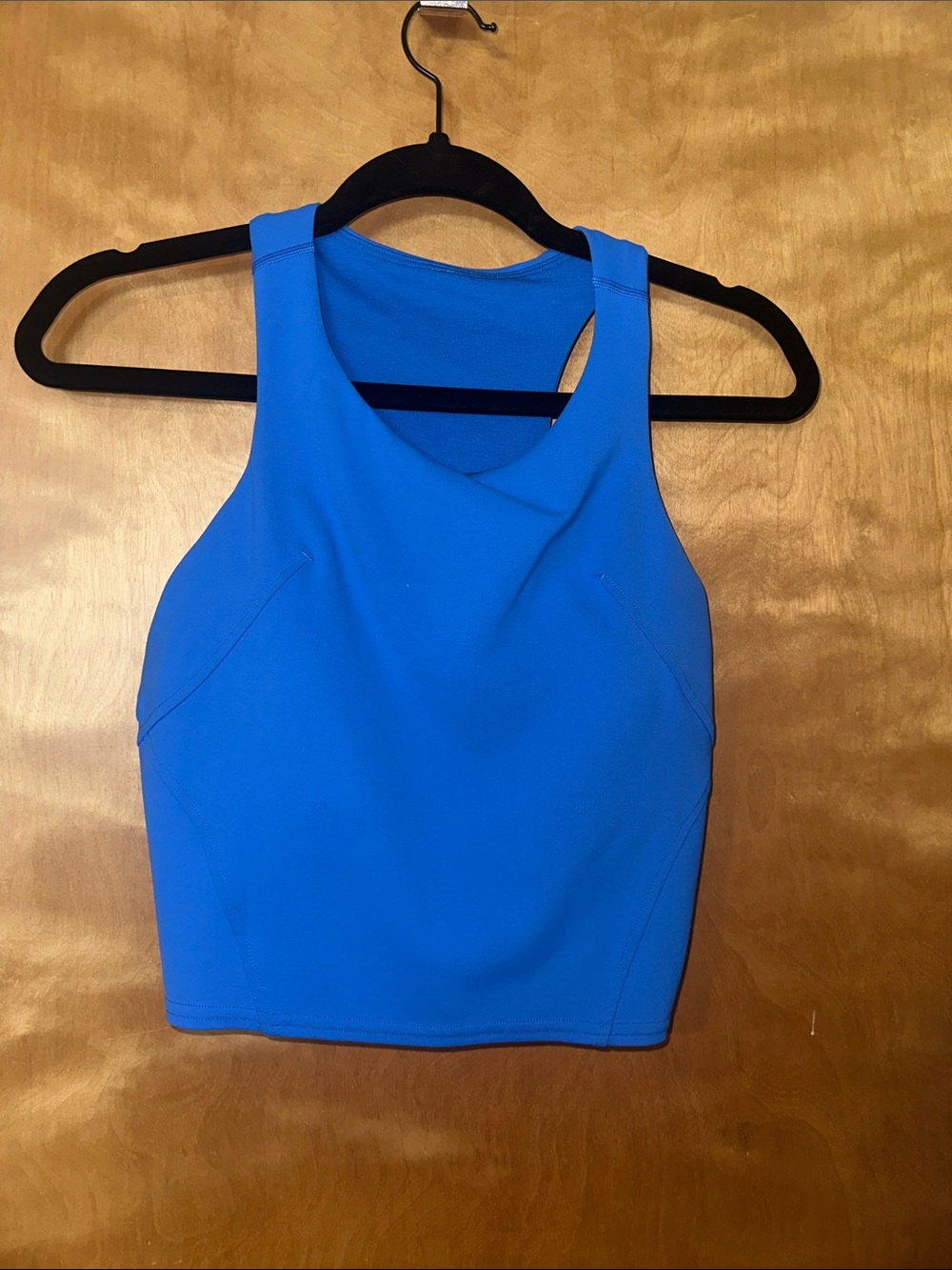 lululemon athletica Bright Blue Crop Tank Top